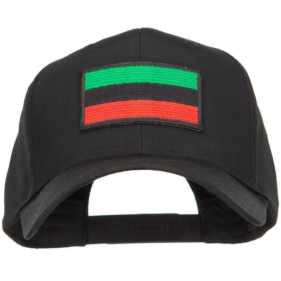 Flag GBR Rasta Patched Cap - Black OSFM