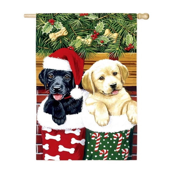 Flag,Garden Size Flag,Stocking Pups