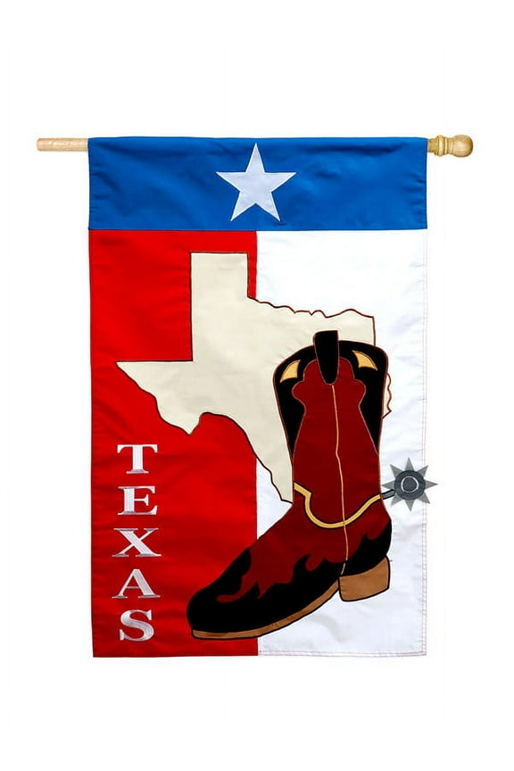 Flag, Gar, Texas Boot