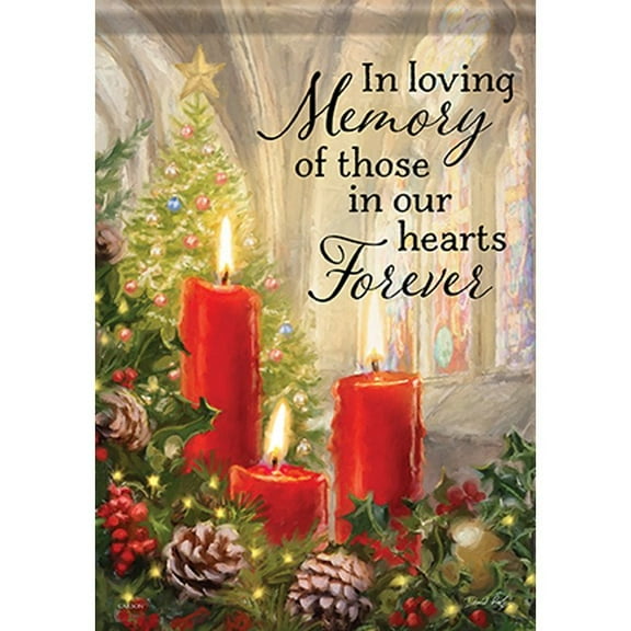 Flag-Garden-Dura Soft-Holiday Memory (12.5" x 18")