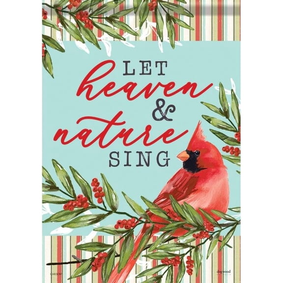 Carson Home Accents Flag-Garden-Durasoft-Cardinal (12.5" x 18")