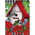 thumbnail image 1 of Flag-Garden-Durasoft-Geranium Welcome, 1 of 5