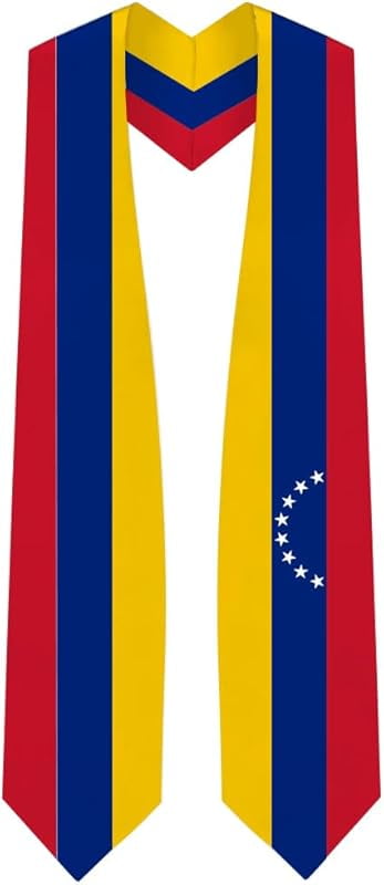 CLERKMANS Chile Flag Graduation Stole - Abschluss Schärpe 88,9x14cm
