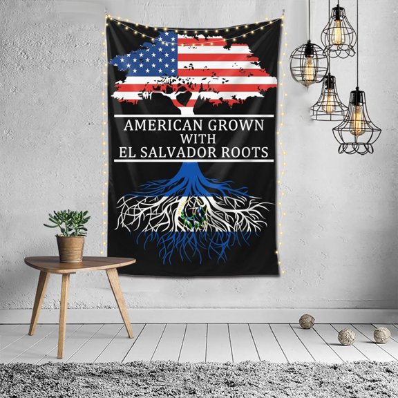 Flag Heritage Roots Wall Tapestry 60x40 Inch Multicolor Home Decor