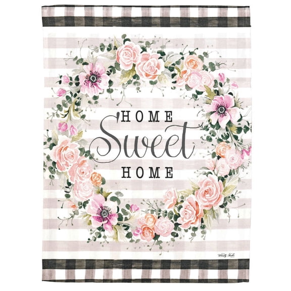 Flag Home Sweet Home Wreath 30X44