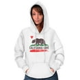 thumbnail image 1 of Flag Hoodies Sweat Shirts Sweatshirts CA Love Bear California Vacation Souvenir, 1 of 6