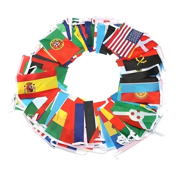 Flag International Pennants 100 Countries