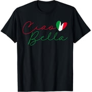 Flag Italy Italian Ciao Bella T-Shirt