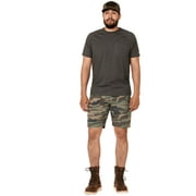 Flag Men's And Anthem Mini Stripe Made Flex Hybrid Shorts Olive 40  US