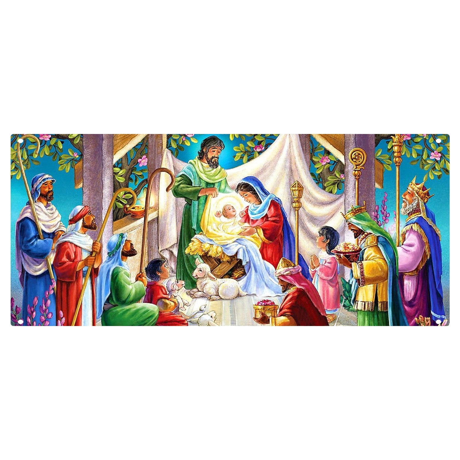 Flag for Mount Badge Holders for Women Winter Banners for Front Door