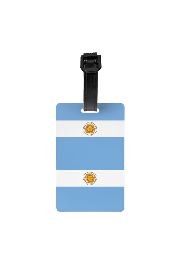 Flag Of Argentina Luggage Identifier Name Tag For Backpacks Suitcases Bags Baggage