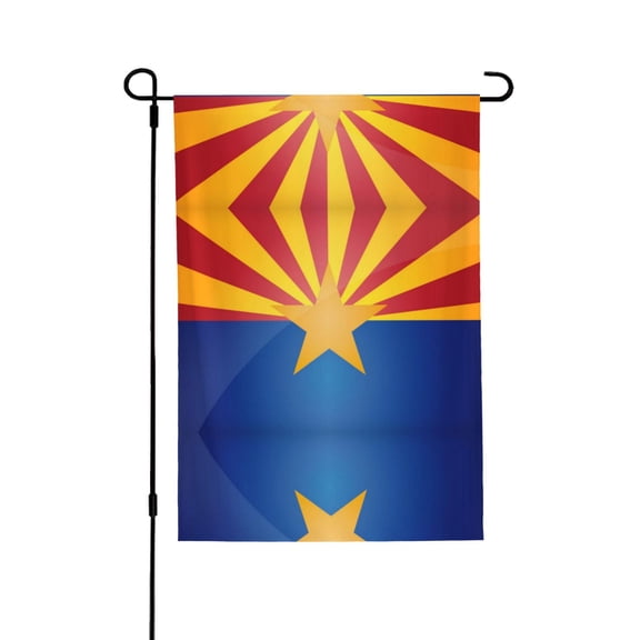 Flag Of Arizona Garden Flag 28x40 Double Sided Large Stained House Yard Flag For Outside Porch Lawn Decor