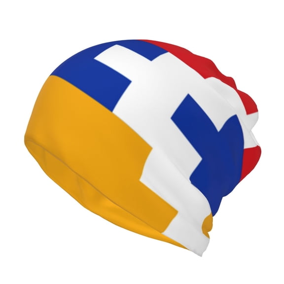 Flag Of Artsakh Beanie Skull Cap Lightweight Hip Hop Dwarf Hat Beanie Hat For Women Men