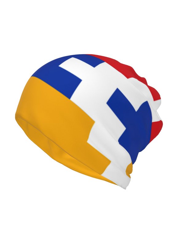 Flag Of Artsakh Beanie Skull Cap Lightweight Hip Hop Dwarf Hat Beanie Hat For Women Men