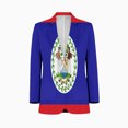 thumbnail image 1 of Flag Of Belize Men Blazers Slim Clothing Summer Jacket Man Oversize Daily Suits Tops, 1 of 5