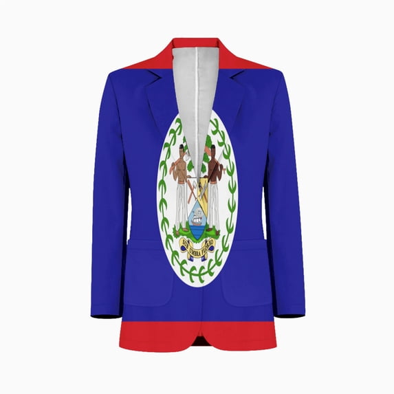 Flag Of Belize Men Blazers Slim Clothing Summer Jacket Man Oversize Daily Suits Tops