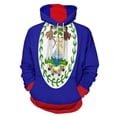 thumbnail image 1 of Flag Of Belize Oversized Hoodies for Women Pullover Womens Clothes with Pocket Mens Ultimate Pullover Hoodie Sweatshirt S-6XL, 1 of 8