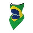 thumbnail image 1 of Flag Of Brazil Neck Gaiter Balaclava Face Scarf Mask Quick-Dry Half Masks For Women Men Sun Protection Breathable Dustproof, 1 of 7