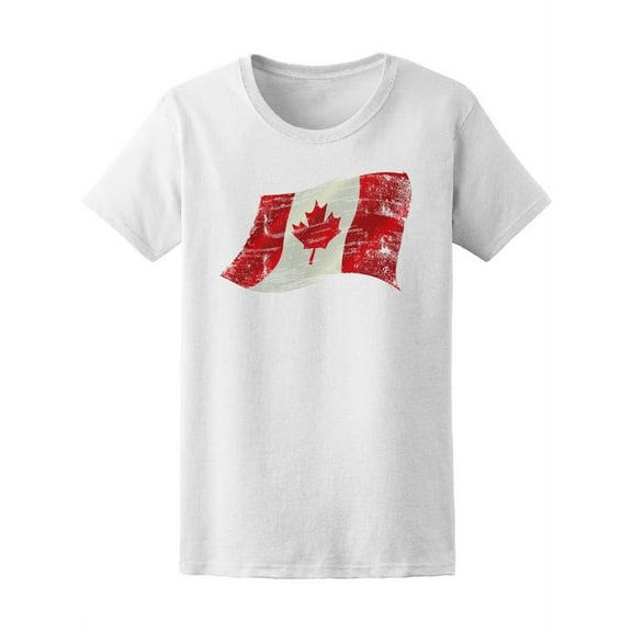 Flag Of Canada In The Wind T-Shirt Men -Image by Shutterstock, Male x-Large