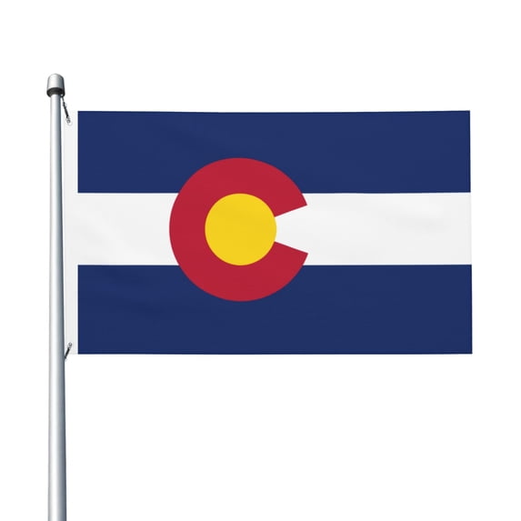 Flag Of Colorado Flags 3 X 5 Foot Printed Bright And Vivid Colors Flag With Two Grommets