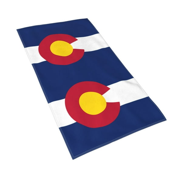 Flag Of Colorado Hand Towel Ultra Soft Bath Towels Kitchen Dish Guest Towel For Spa Gym Home Decor 15.7"X27.5"