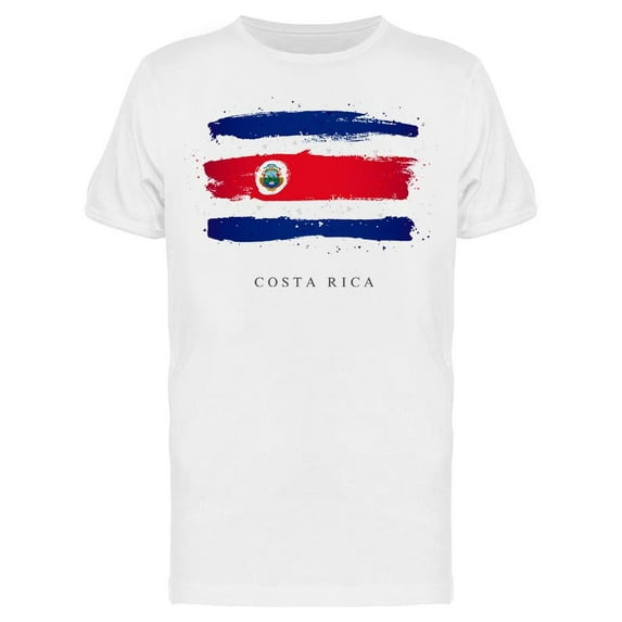 Flag Of Costa Rica Independence T-Shirt Men -Image by Shutterstock, Male Medium