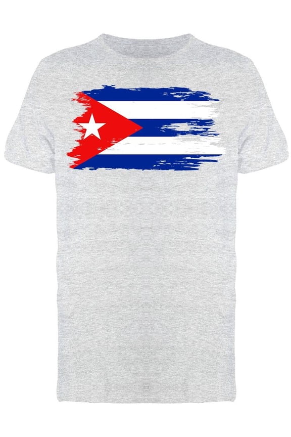 Flag Of Cuba T-Shirt Men -Image by Shutterstock, Male Large