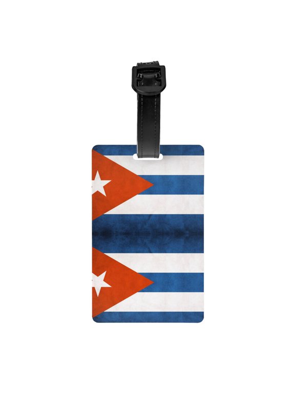 Flag Of Cuban Luggage Identifier Name Tag For Backpacks Suitcases Bags Baggage