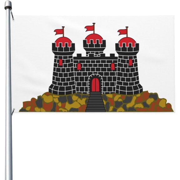 Flag Of Edinburgh Flags 3x5 Polyester Outdoor Flag Family Party Flag, Black