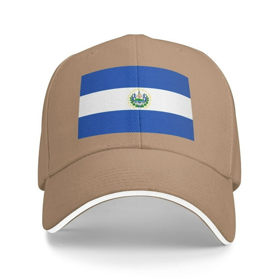 Flag Of El Salvador Unisex Sandwich Cap Classic Baseball Capunisex Adjustable Casquette Dad Hat