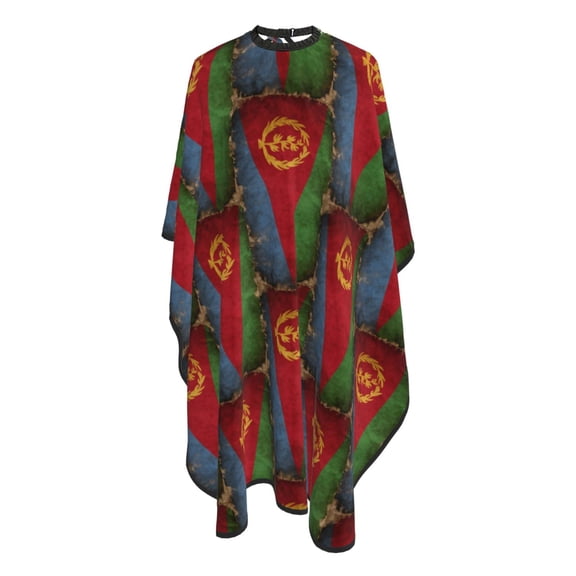 Flag Of Eritrea Barber Cape 66"x55" Salon Hair Cutting Haircut Cape Color Capes Stylist HairdresserApron