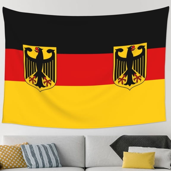 Flag Of Germany Tapestry Home Decor Tapestry Living Room Bedroom Decoration Tapestry (90''L*60''W)