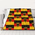 thumbnail image 1 of Flag Of Germany Warm Cozy Plush Throw Blanket for Couch Bed Sofa 60"x50", 1 of 7