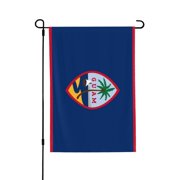 Flag Of Guam Garden Flag 28x40 Double Sided Large Stained House Yard Flag For Outside Porch Lawn Decor