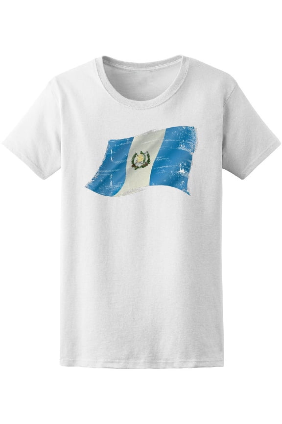 Flag Of Guatemala In The Wind T-Shirt Men -Image by Shutterstock, Male Large