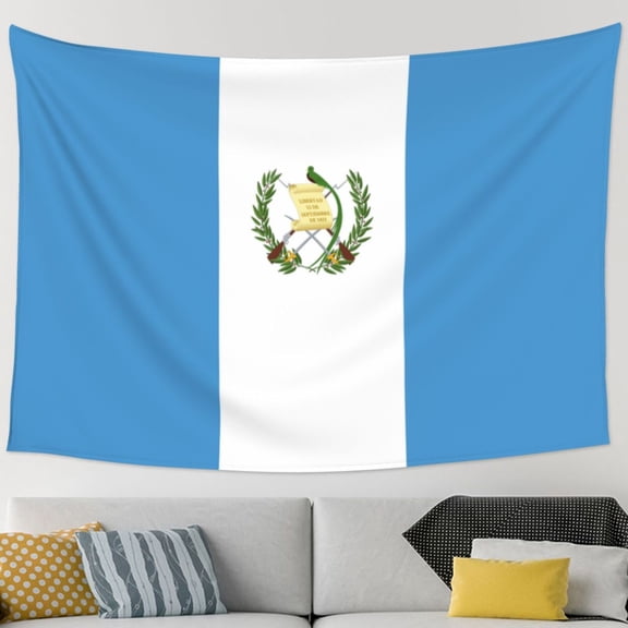 Flag Of Guatemala Tapestry Home Decor Tapestry Living Room Bedroom Decoration Tapestry (90''L*60''W)