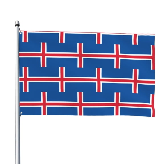 Flag Of Iceland Flag 4x6 Ft Big Flag For Outdoor Indoor Office Workplace Home Garden