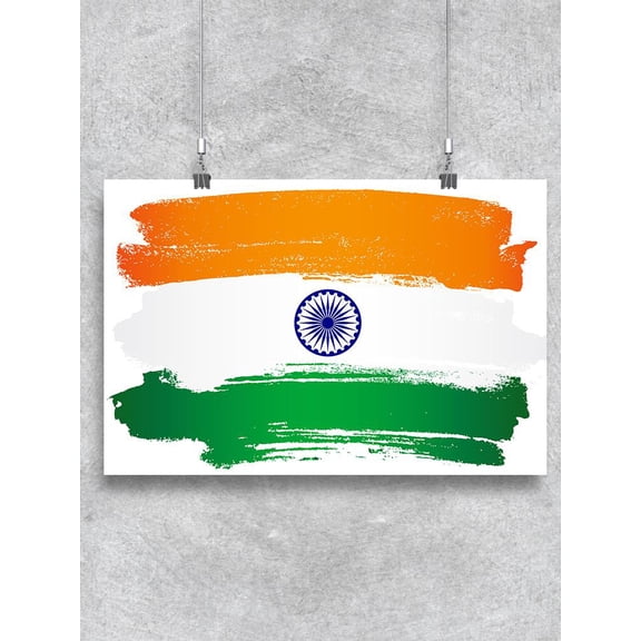 Flag Of India. Poster -Image by Shutterstock