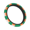 thumbnail image 1 of Flag Of Ireland Elastic Stretch Steering Wheel Cover Car Wheel Protector Universal 15 Inch Fit For Vehicle Car Auto Suv, 1 of 6
