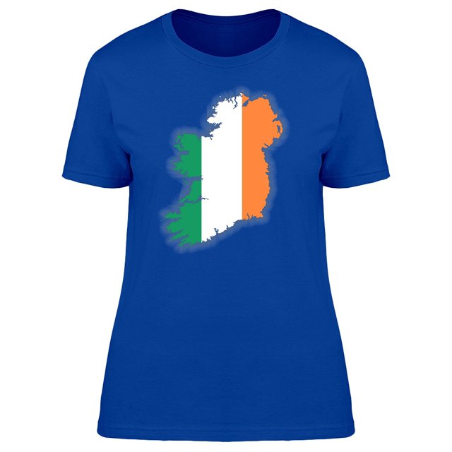 Flag Of Ireland (Map) T-Shirt Men -Image by Shutterstock, Male Small
