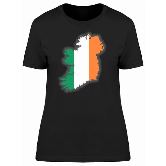 Flag Of Ireland (Map) Tee Men's -Image by Shutterstock