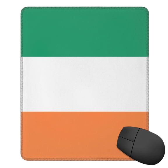 Flag Of Ireland Mousepad Non-Slip Rubber Base Mouse Mat For Office Home 11.89.8inches