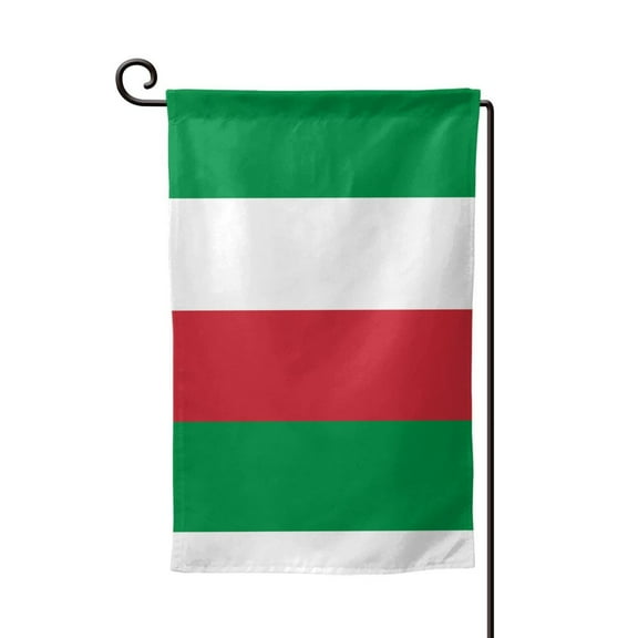 Flag Of Italy Double Sided Garden Flag for Indoor Outdoor Decorations 12.5 * 18 Inches Square