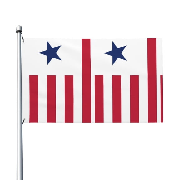Flag Of Liberian Flag Double Sided Printed 3x5 Ft Flag Banner Suitable For Yard Outdoor Party Decorative