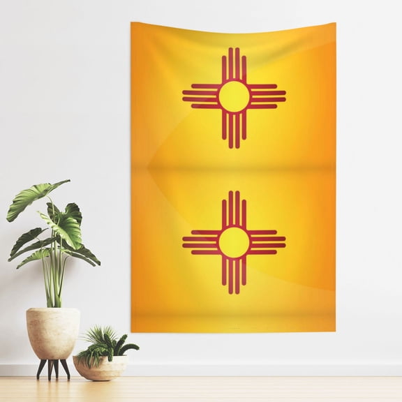 Flag Of-New-Mexico Tapestry For Bedroom Dorm Living Room Funny Wall Tapestries 60"X40"