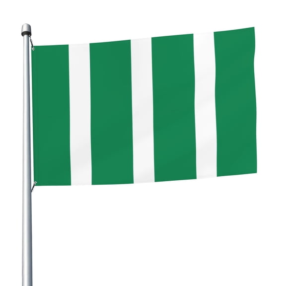 Flag Of Nigeria Flag 5x8 Ft Print Vivid Color Outdoors Indoors Light-Weight Polyester Flags