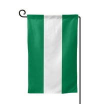 Flag Of Nigeria Garden Flag Vertical Double Sided Yard Outdoor Decoration 12.5 x 18 Inch Square