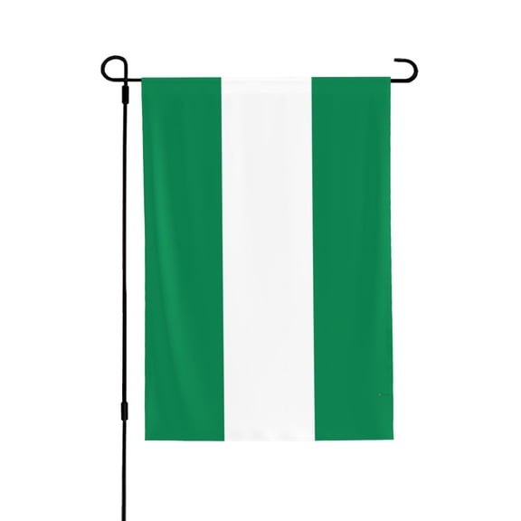 Flag Of Nigeria House Flag Double Side Garden Flag For Outside Room House Yard Indoor 28" X 40"