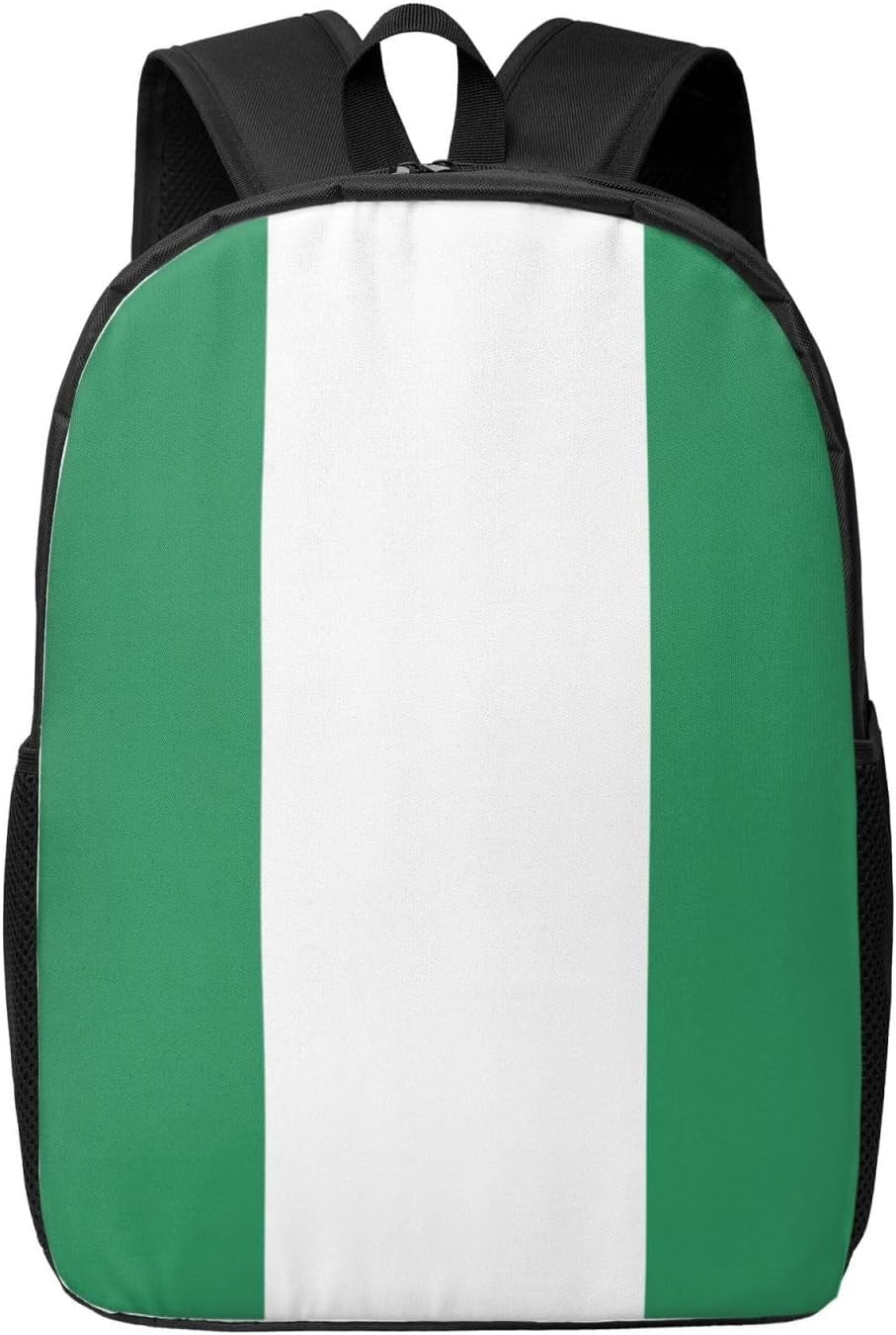 Flag Of Nigeria Print Laptop Backpack,Travel Daypack,Business Work Bag ...