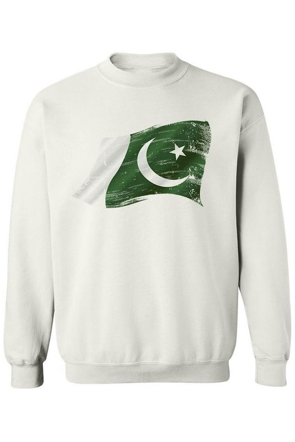 Flag Of Pakistan Sweatshirt Men -Image by Shutterstock, Male 3X-Large